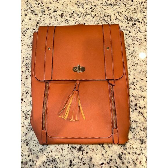 ESTARER Women PU Leather Backpack - Picture 2 of 10